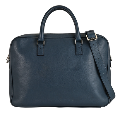 Theo Document Case, &pound;295, Handbags, Blue, Leather, Front view
